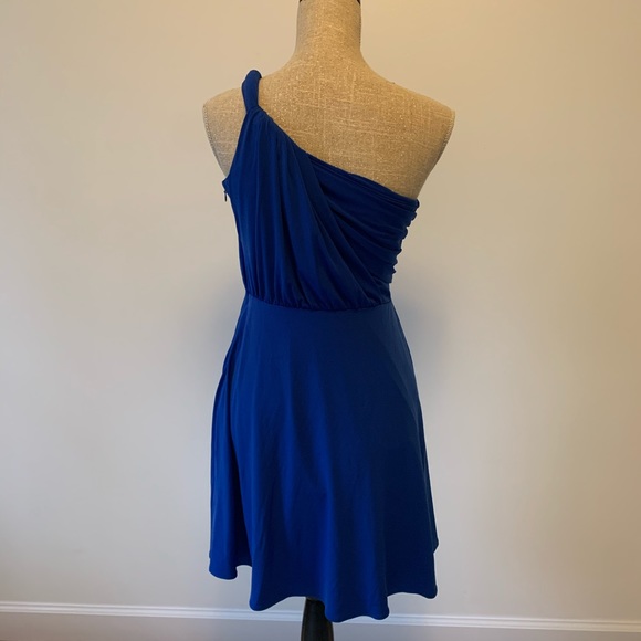 Blue One Shoulder Formal Dress - Picture 2 of 3